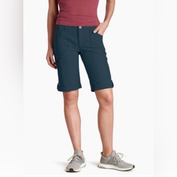 Kuhl Womens Horizn Shorts Blue 4 - Picture 1 of 12